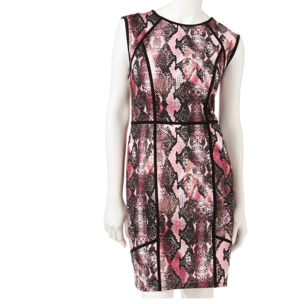 Jennifer Lopez Python Northern Light Sheath Dress